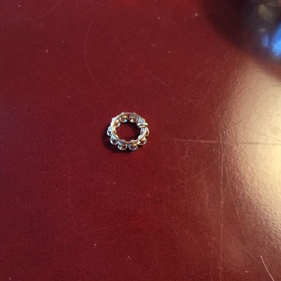 Set of 2 Petite Goldtone Pendants with CZ Stones - Picture 4 of 7